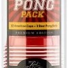 Beer Pong Pack Premium Edition - 22 Red Cups + 3 Bier Pong Ballen | Red Celebration