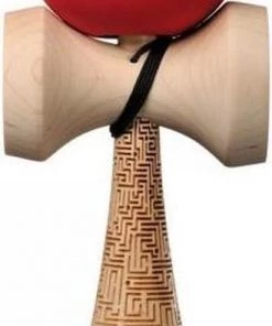 Kendama USA Pro Model V4 - Alex Smith - Red Maze