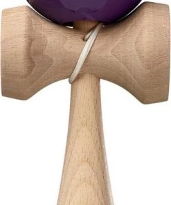 Kendama USA Kaizen - Single Stripe - Purple With Light Blue
