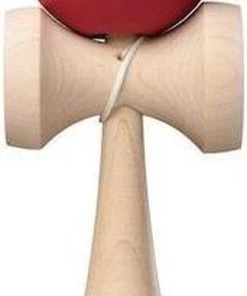 Kendama USA Kaizen - Half Split Ghost Mint & Red Silk