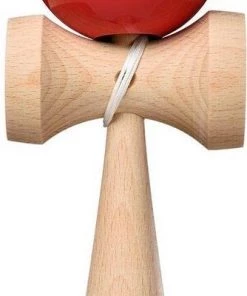 Kendama USA Tribute Jumbo Kendama - Red Sticky Paint