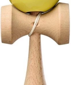 Kendama USA Tribute Triple Stripe Kendama - Yellow With Black