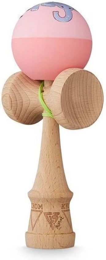 KROM Kendama KROM X MIMOE ELEPHANT PINK KENDAMA 4 KROM Kendama KROM X MIMOE ELEPHANT PINK KENDAMA - Afbeelding 2
