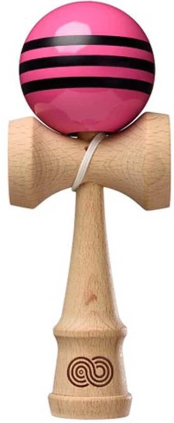 Kendama USA Kaizen - Triple Stripe - Pink With Black 5 Kendama USA Kaizen - Triple Stripe - Pink With Black - Afbeelding 3