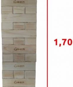 Ubergames Mega Super Stapel-tower Tot 250 Cm Hoog - Hardhout Top Kwaliteit Klasse En Geweldig -actiespellen Verkoop 369x840