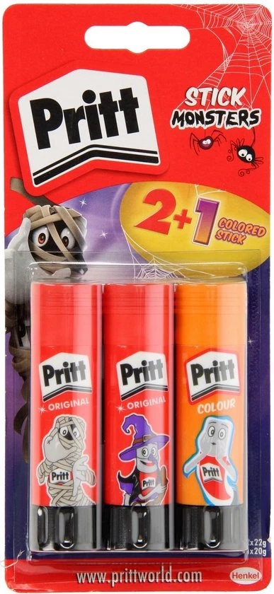 Lijmstiften Pritt, 3st. Afmeting Verpakking: 21,5 X 9,5 X 2,5 Cm 3 Lijmstiften Pritt, 3st. Afmeting Verpakking: 21,5 X 9,5 X 2,5 Cm
