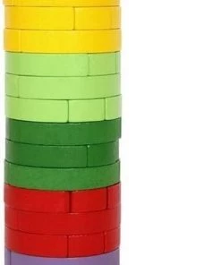 Small Foot Company Wobbling Tower "Round & Coloured"