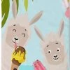 Strandlaken Happy Lamas - 75x150 Poly Velours Kids Good Morning Nr.10034 Multi -actiespellen Verkoop 417x840 1