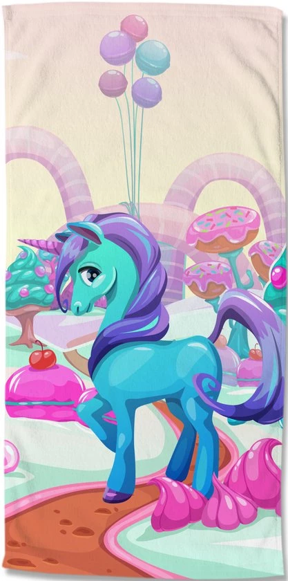 Good Morning Strandlaken Poly Velours Candycorn - 75x150 Kids- Nr.10033 Multi 4 Good Morning Strandlaken Poly Velours Candycorn - 75x150 Kids- Nr.10033 Multi - Afbeelding 2