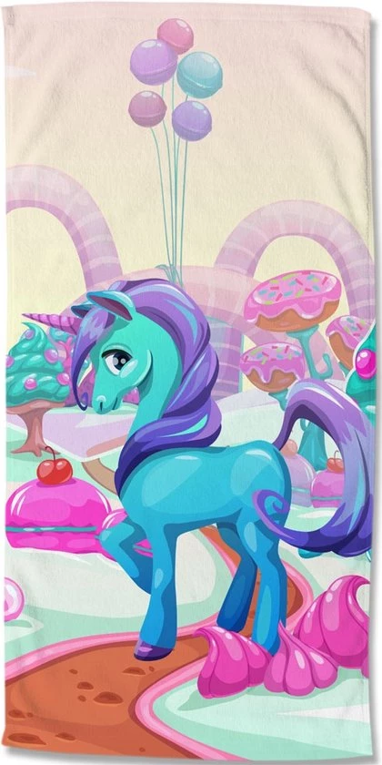 Good Morning Strandlaken Poly Velours Candycorn - 75x150 Kids- Nr.10033 Multi 3 Good Morning Strandlaken Poly Velours Candycorn - 75x150 Kids- Nr.10033 Multi