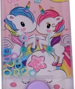 Johntoy Waterspel - Ringen - Behendigheid - Junior - 6,5 Cm X 13,5 Cm - Roze - Eenhoorn - Kinderen - Geduld - Funtoy - Fidget - Schoencadeau