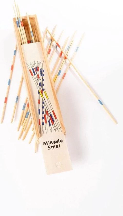 Merkloos Longfield Games Mikado In Kist - 25 Cm 4 Merkloos Longfield Games Mikado In Kist - 25 Cm - Afbeelding 2