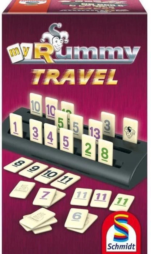 Schmidt Spiele Myrummy Travel - Reisspel 3 Schmidt Spiele Myrummy Travel - Reisspel