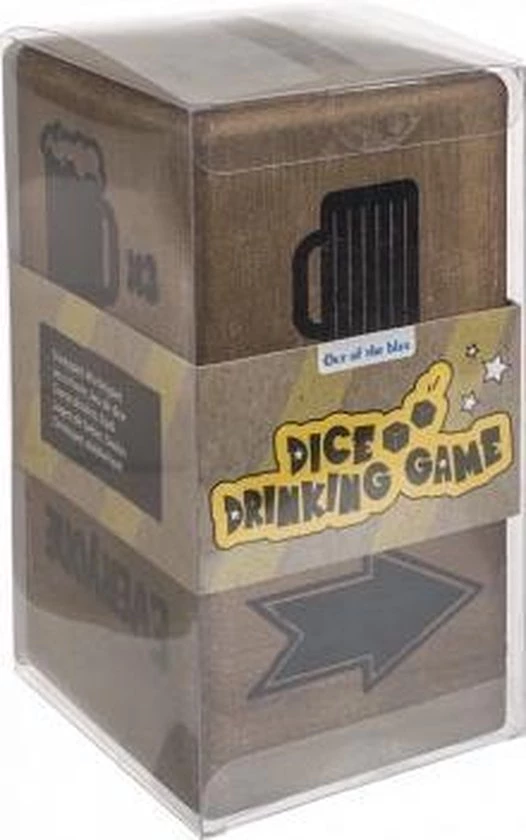 Out Of The Blue XXL Houten Drank Dobbelstenen - Set Van 2 - Drankspel 5 Out Of The Blue XXL Houten Drank Dobbelstenen - Set Van 2 - Drankspel - Afbeelding 3