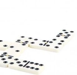 Longfield Domino Dubbel-6 Junior 41 Cm Hout Wit 28 Stenen -actiespellen Verkoop 550x241 1