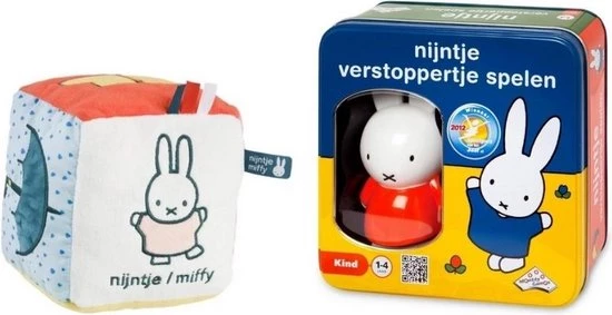 Babybundel - 0-3 Jaar- Roze - Rammelaar & Kinderspel - Nijntje Kubus & Verstoppertje Spelen 3 Babybundel - 0-3 Jaar- Roze - Rammelaar & Kinderspel - Nijntje Kubus & Verstoppertje Spelen