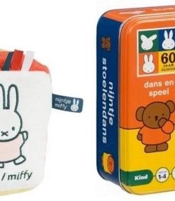 Babybundel - 0-3 Jaar- Roze - Rammelaar & Kinderspel - Nijntje Kubus & Stoelendans