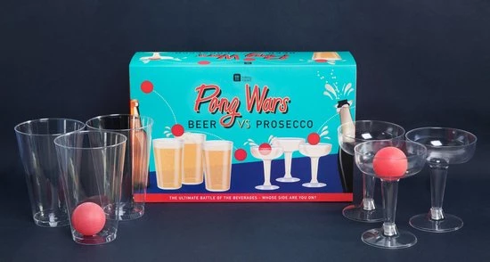 Talking Tables - Pong Wars - Bierpong-feestspel 4 Talking Tables - Pong Wars - Bierpong-feestspel - Afbeelding 2