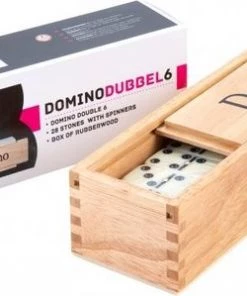 Engelhart Domino Dubbel 6 Junior Hout 5 Cm Wit/zwart -actiespellen Verkoop 550x299 4