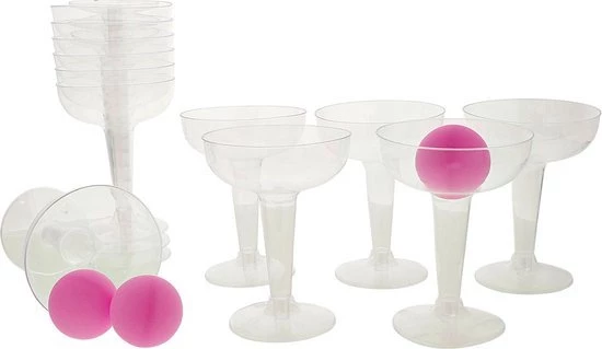 Narvie Prosecco Pong - Drank Spel - Prosecco Drinkspel - 12x Drinkbekers + 3 Ballen 4 Narvie Prosecco Pong - Drank Spel - Prosecco Drinkspel - 12x Drinkbekers + 3 Ballen - Afbeelding 2