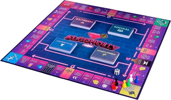 NX Party® - ALCOHOLLY® - Drankspel - Nederlandstalig - Bordspel - Spelletjes Voor Volwassenen - Drank Spelletjes 13 NX Party® - ALCOHOLLY® - Drankspel - Nederlandstalig - Bordspel - Spelletjes Voor Volwassenen - Drank Spelletjes - Afbeelding 11