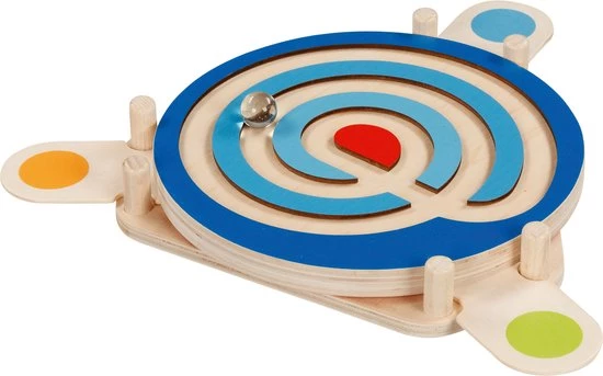 Goki Behendigheidsspel: PARCOURS 27,5x25x3,2cm, Hout, 2-zijdig Bespeelbaar, 4+ 5 Goki Behendigheidsspel: PARCOURS 27,5x25x3,2cm, Hout, 2-zijdig Bespeelbaar, 4+ - Afbeelding 3