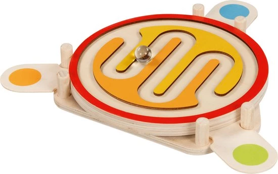 Goki Behendigheidsspel: PARCOURS 27,5x25x3,2cm, Hout, 2-zijdig Bespeelbaar, 4+ 3 Goki Behendigheidsspel: PARCOURS 27,5x25x3,2cm, Hout, 2-zijdig Bespeelbaar, 4+