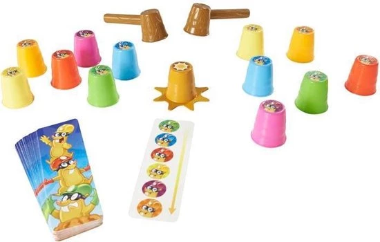 Mattel Games MATTEL WAM STACK-A-MOLE - GAME (BFV27) 4 Mattel Games MATTEL WAM STACK-A-MOLE - GAME (BFV27) - Afbeelding 2