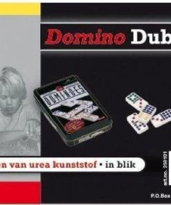 Merkloos Longfield Games Domino Dubbel 6 - Blik -actiespellen Verkoop 550x362 1