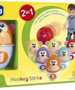 Chicco Bundel - Bowling Aapjes 2-in-1 Bowlingspel En Blikgooien & Puzzel 2-in-1 Huispuzzel -actiespellen Verkoop 550x363 13