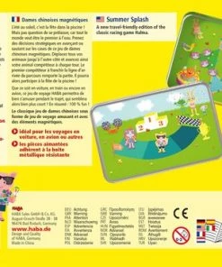 Haba Reisspel Zwembad Halma Junior Metaal (nl) -actiespellen Verkoop 550x366 32