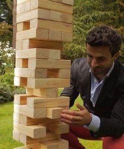 Ubergames Giga Stapeltoren, Tot 150 Cm Hoog! Uit ECO India Hout - In Supermooie Draagtas - Sterk En Met Draaghengsels - Klasse En Geweldig -actiespellen Verkoop 550x366 38