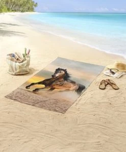 Good Morning Strandlaken 75x150 Poly Velours Kids Nr.6053 Multi