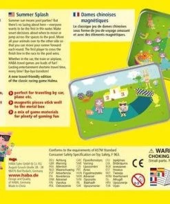 Haba Reisspel Zwembad Halma Junior Metaal (de) -actiespellen Verkoop 550x367 6