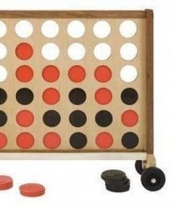 Ubergames Vier Op Een Rij Groot - ECO Hardhout - 83 X 61 Cm