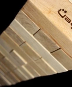 Ubergames Mega Stapeltoren, Tot 200 Cm. 40 Kg. ECO Hardhout -actiespellen Verkoop 550x392 2