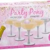 Cepewa - Party Prosecco Pong - Drankspel - 15 Delig - 12 Glazen - 3 Pong Ballen