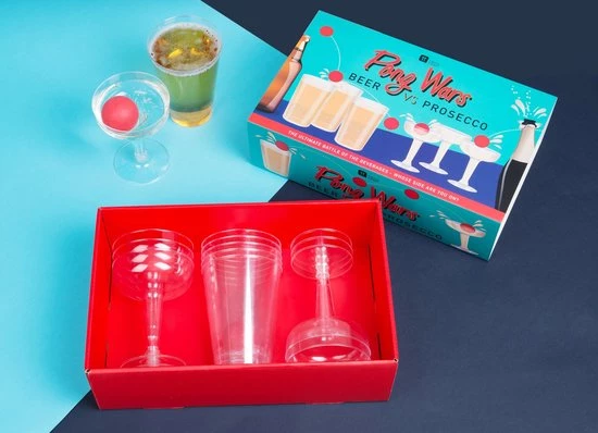 Talking Tables - Pong Wars - Bierpong-feestspel 6 Talking Tables - Pong Wars - Bierpong-feestspel - Afbeelding 4