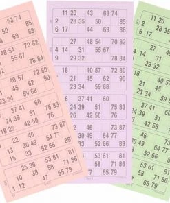 Merkloos 4x Bingostiften/markeerstiften - 2x Stuks In De Kleuren Blauw/paars Met 100x Papieren Bingokaarten Van 1-90 -actiespellen Verkoop 550x407 2