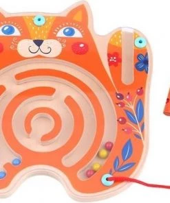 Tooky Toy Doolhofspel Junior 18,3 X 20 Cm Hout Oranje 3-delig -actiespellen Verkoop 550x409 1