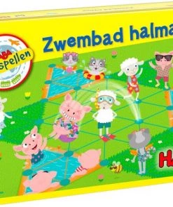 Haba Reisspel Zwembad Halma Junior Metaal (nl) -actiespellen Verkoop 550x412 8