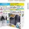 12 Pack QIYI Kinder Sportstapelen Bekers-Quick Stacks Cups - Speed Training Game Uitdaging- Competitie Party Speelgoed + Gratis OpbergTas-7.6*9.3cm - Mat Doorschijnend - Zwart -actiespellen Verkoop 550x418 3
