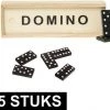 Merkloos 15x Domino Spel In Houten Kistje - 15 X 5 X 3 Cm - 28 Dominostenen 1 Merkloos 15x Domino Spel In Houten Kistje - 15 X 5 X 3 Cm - 28 Dominostenen -actiespellen Verkoop 550x424 1