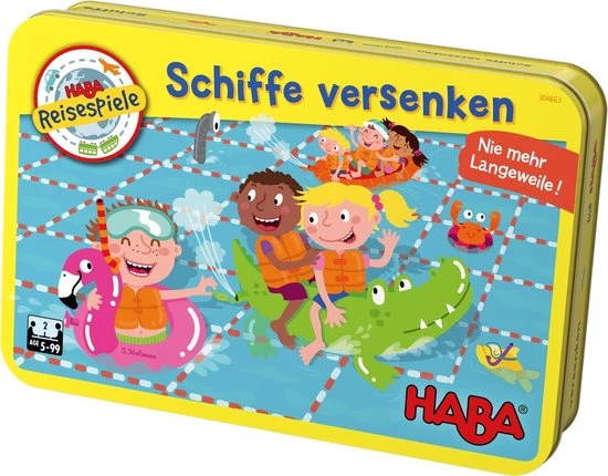 Haba Schiffe Versenken - Duitstalig Actiespel 3 Haba Schiffe Versenken - Duitstalig Actiespel