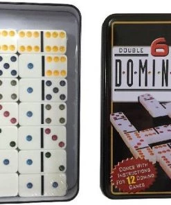 Longfield Double 6 Domino In Blik
