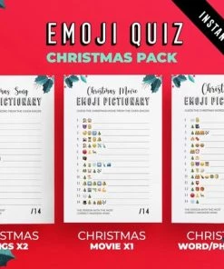 LoveGuider Quiz Kerst Quiz | Powerpoint Quiz Fun | Virtuele Quiz | Emoji Pictionary | Office Christmas Activities | Zoom Christmas Games -actiespellen Verkoop 550x436 8