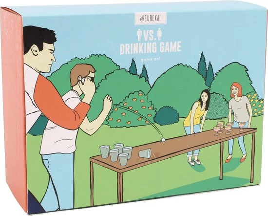 CGB Giftware CGB EUREKA MAN VS. LADY DRINKING GAME 4 CGB Giftware CGB EUREKA MAN VS. LADY DRINKING GAME - Afbeelding 2