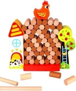 Tooky Toy Stapeltorenspel Boerderij