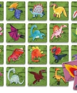 Ludattica Memoryspel - Risky Memo Pas Op Voor De T-Rex - 40 Kaartjes -actiespellen Verkoop 550x451 4
