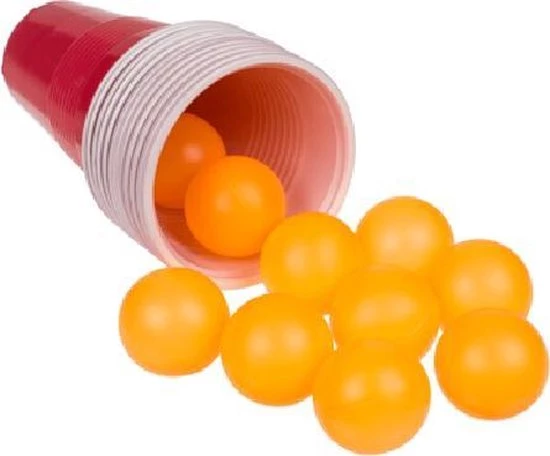 Out Of The Blue Beer Pong Shelf With 12 Cups + 12 Balls 6 Out Of The Blue Beer Pong Shelf With 12 Cups + 12 Balls - Afbeelding 4